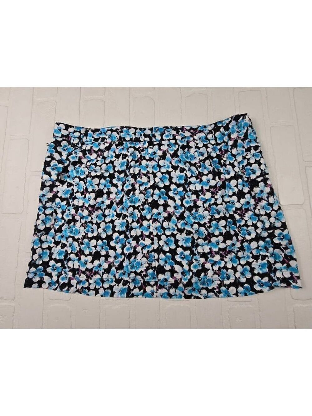 Future Collective Floral Wrap Mini Skirt Size 14